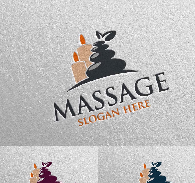 Massage Design 7 Logo Template 91048 Templatemonster