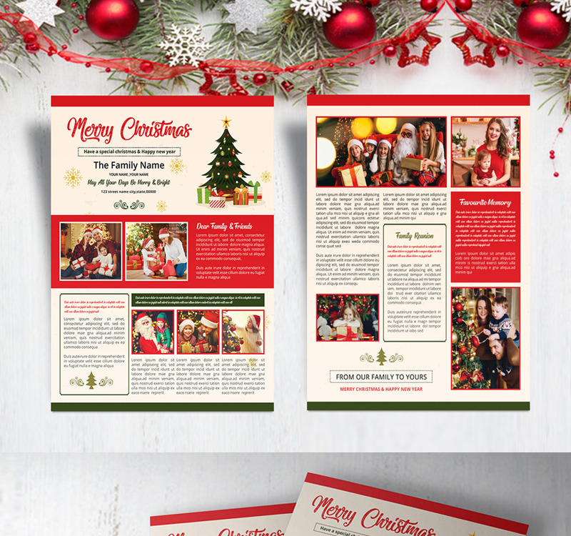 Christmas Newsletter - Corporate Identity Template