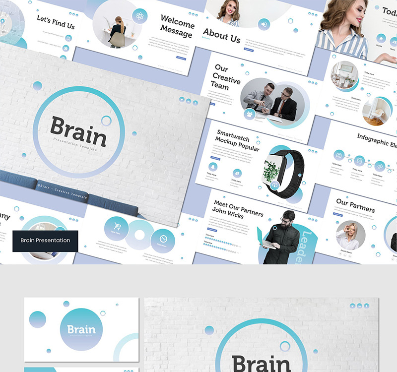 Brain Powerpoint Template 92118 Templatemonster Brain Powerpoint Template 92118 Templatemonster