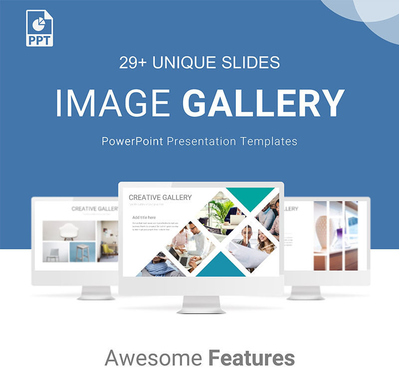 Image Gallery PowerPoint Template #92422 - TemplateMonster