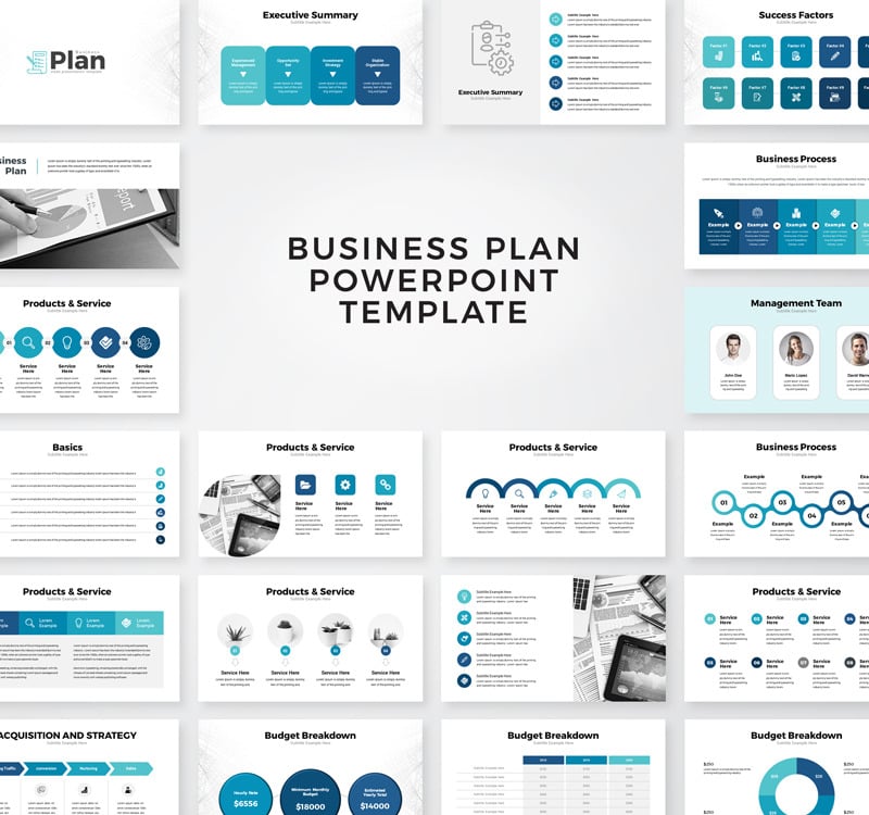 Business Plan Presentation PowerPoint template