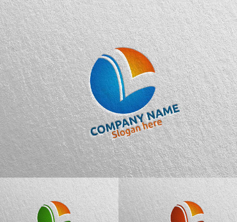 Letter L Monogram Beauty Logo Design - TemplateMonster
