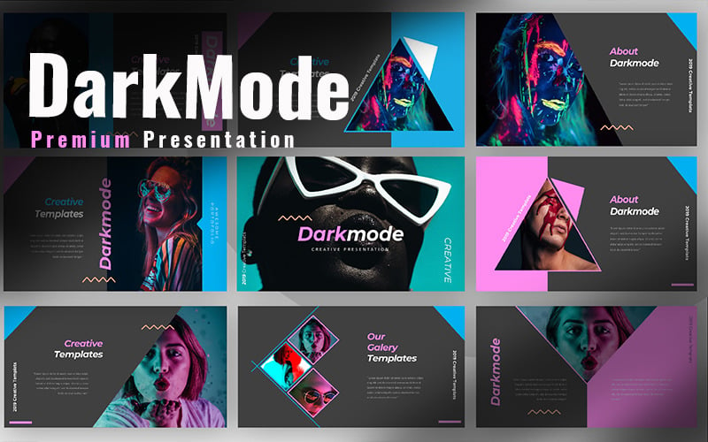 Dark Mode Creative Google Slides Free Download Download Dark Mode Creative Google Slides