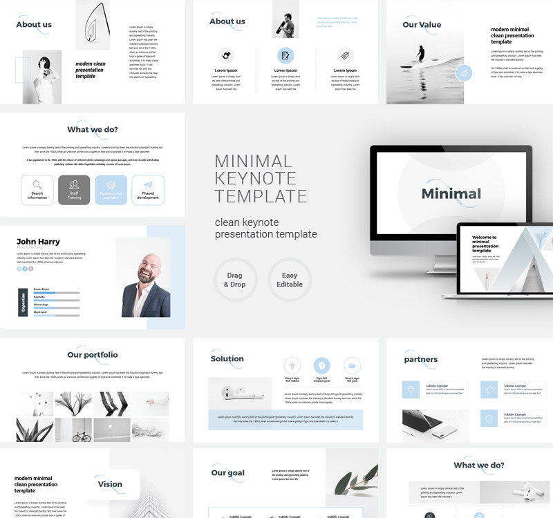 clean keynote template free clean keynote template free