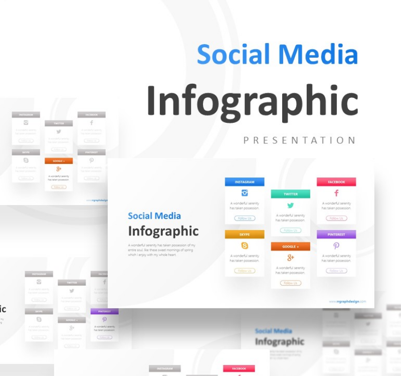 social-media-icon-six-options-presentation-powerpoint-template-free