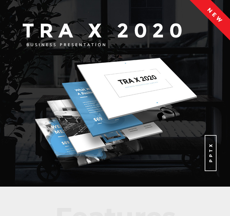 Tra X Business Powerpoint Template Templatemonster