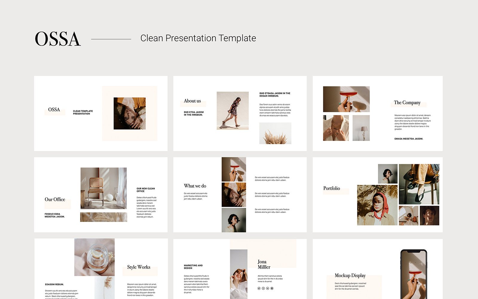 Template #120138 Presentation Clean Webdesign Template - Logo template Preview