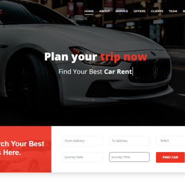 Carcare Rent Landing Page Templates 120175