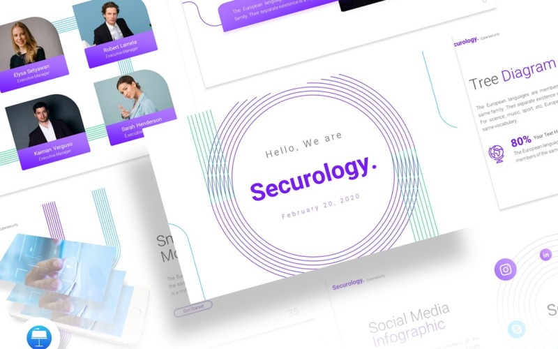 Securology – Cybersecurity Presentation - Keynote template Keynote Template