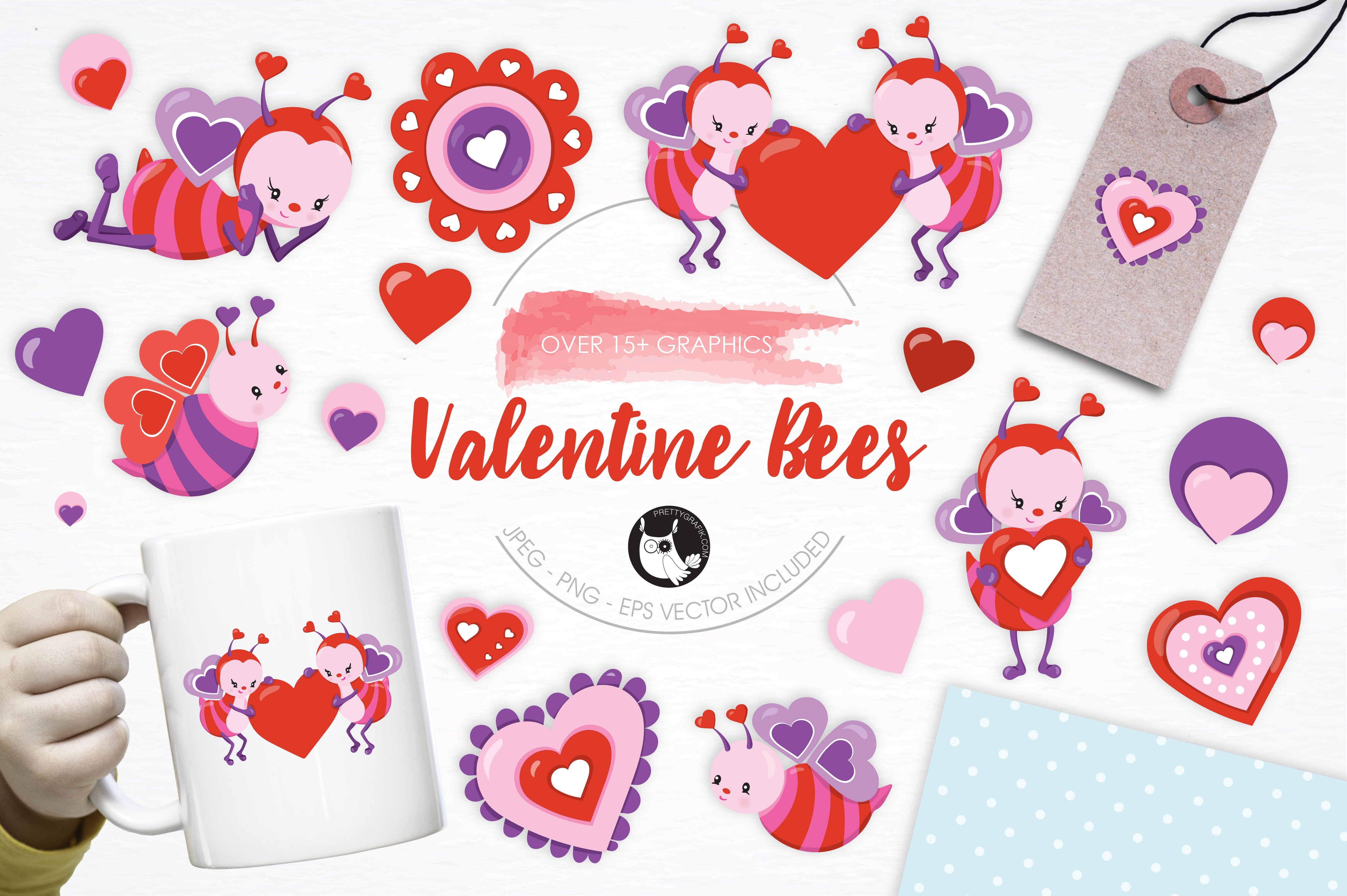 Kit Graphique #120207 Illustration Valentines Divers Modles Web - Logo template Preview