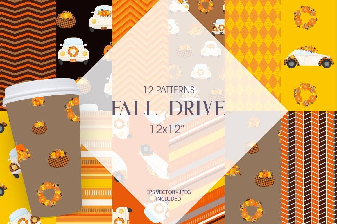 Kit Graphique #120241 Car Fall Divers Modles Web - Logo template Preview