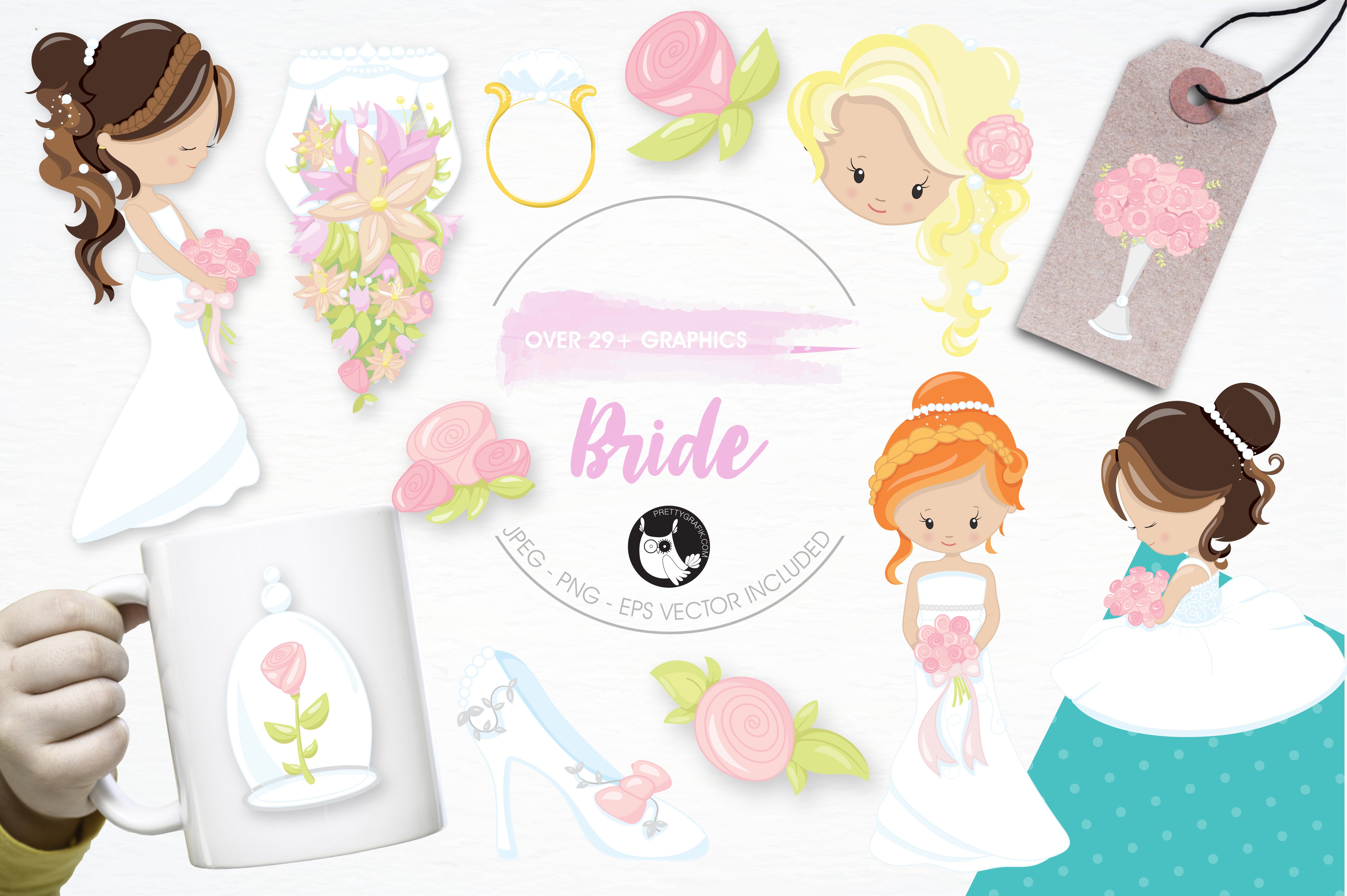 Kit Graphique #120272 Wedding Illustration Divers Modles Web - Logo template Preview