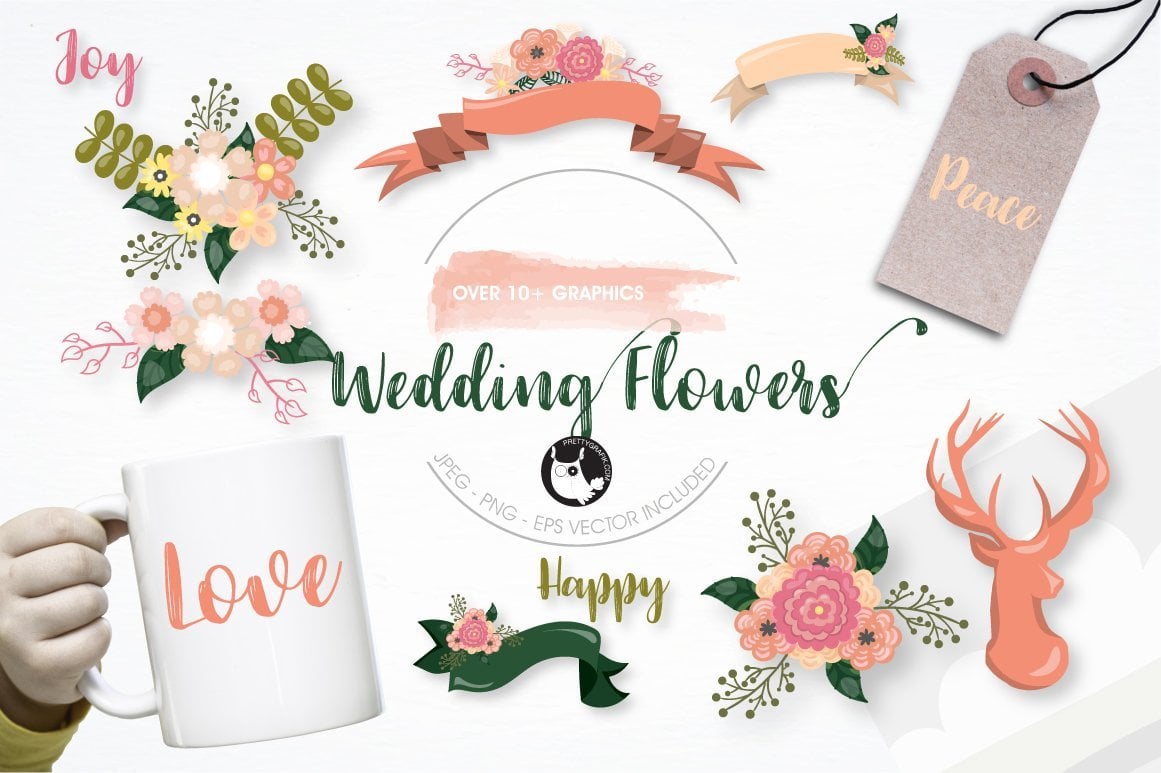 Kit Graphique #120296 Wedding Illustration Divers Modles Web - Logo template Preview