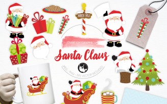 Santa Claus illustration pack - Vector Image