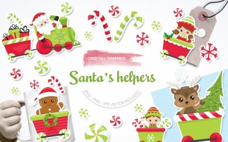 Santa's Helper - Vector Image