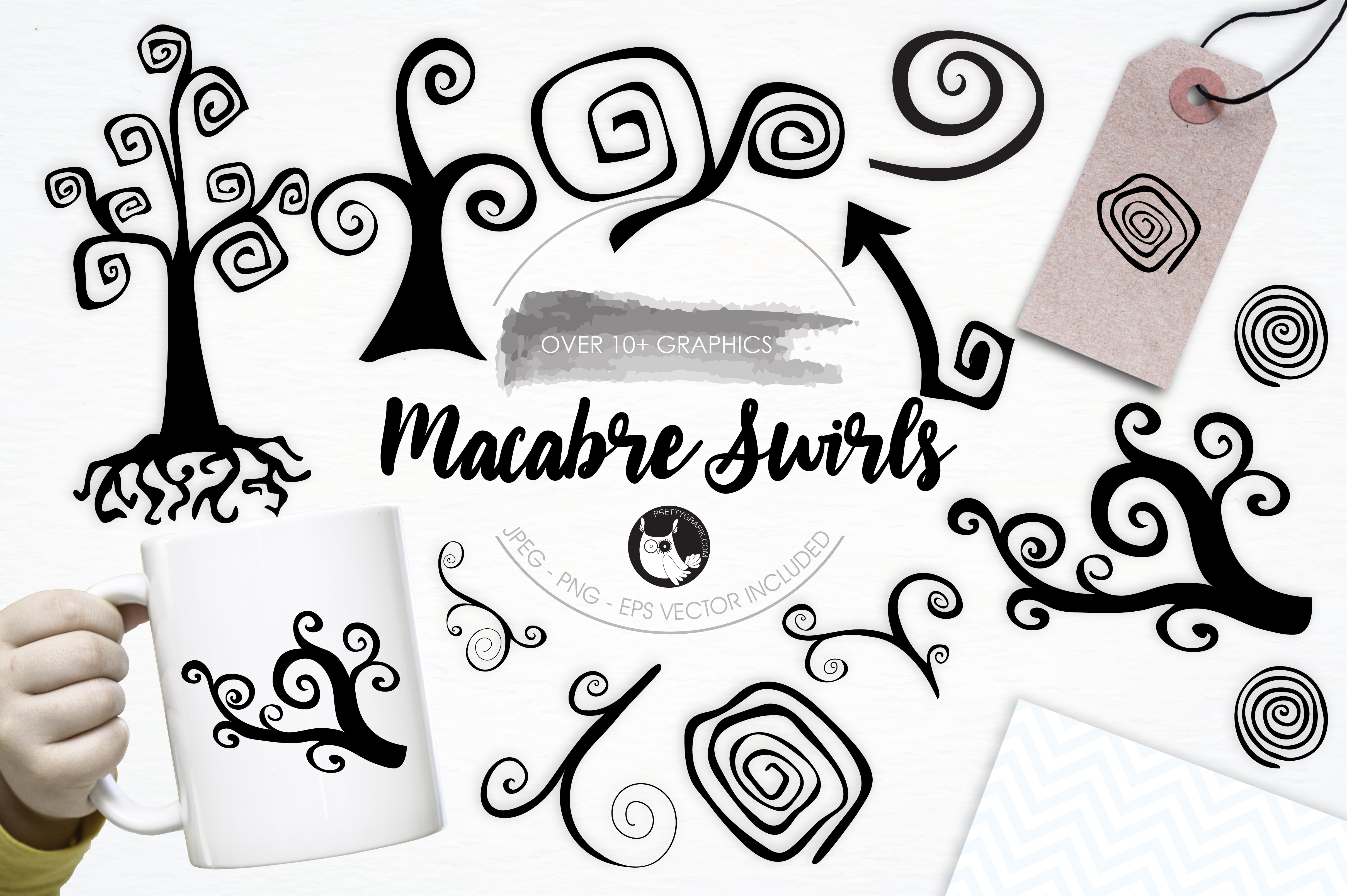 Kit Graphique #120300 Swirls Illustration Divers Modles Web - Logo template Preview