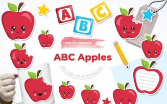 ABC Apples - Vector Image