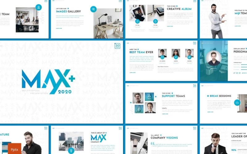 Max PowerPoint template PowerPoint Template
