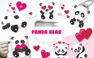 Panda Bear - Vector Image