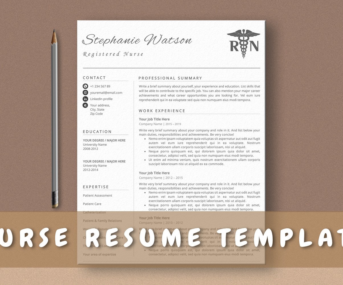 Nurse Resume Template