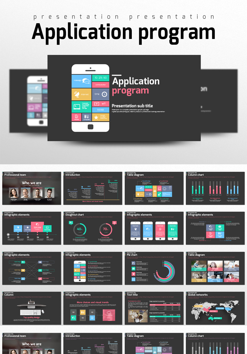 web application presentation template