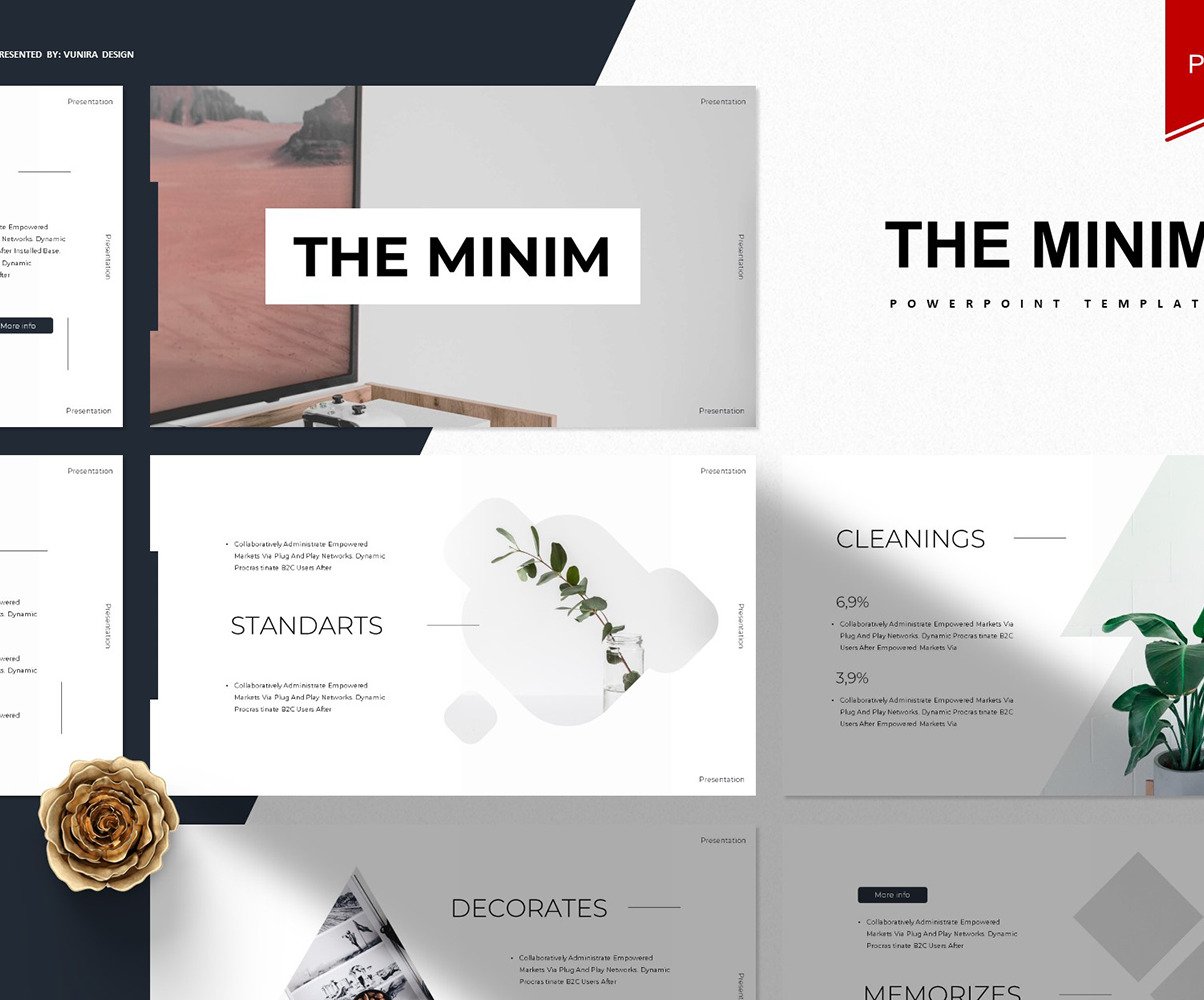 The Minim Powerpoint Template 100812