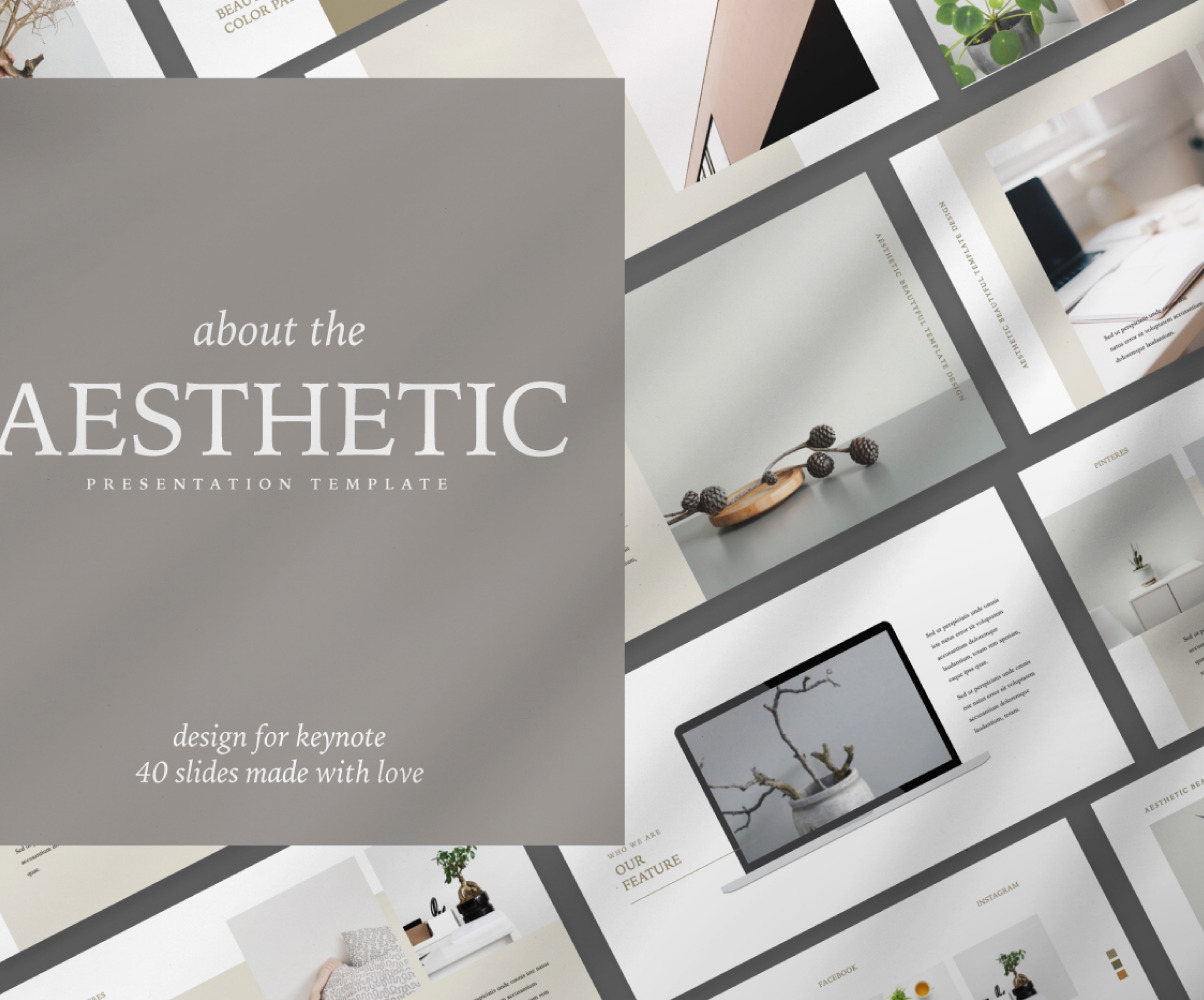 Aesthetic Presentation PowerPoint Template