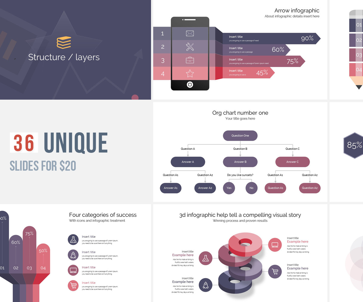 Category template. Слои в POWERPOINT.