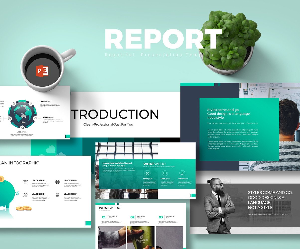 Report PowerPoint Template 102515