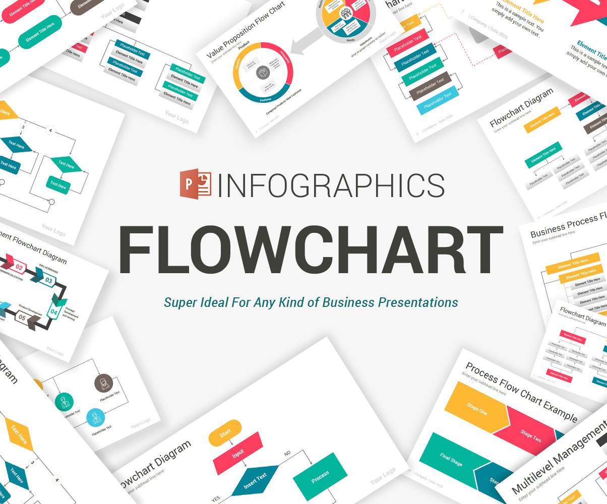 Flowchart Diagrams Powerpoint Template 105084