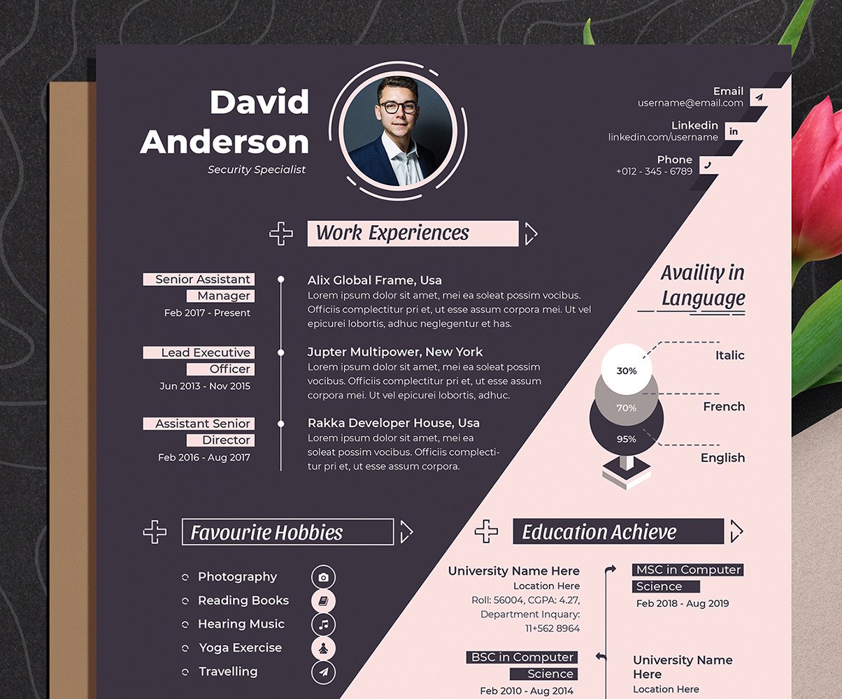 modern resume template