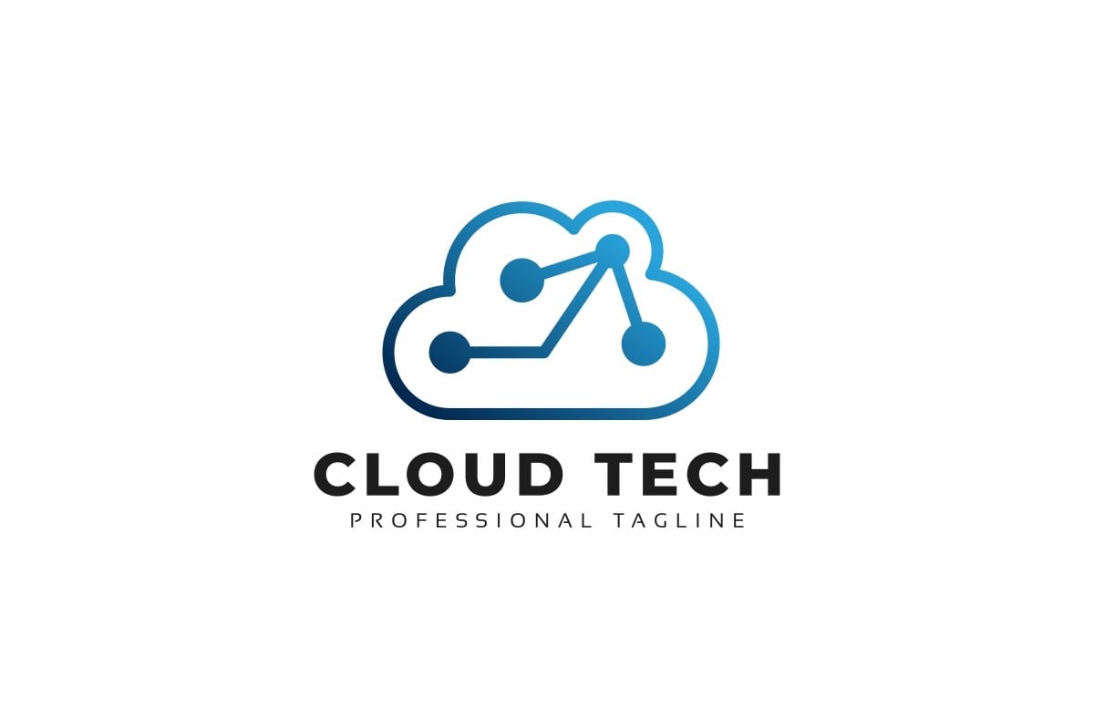 Cloud Tech Logo Template #110335