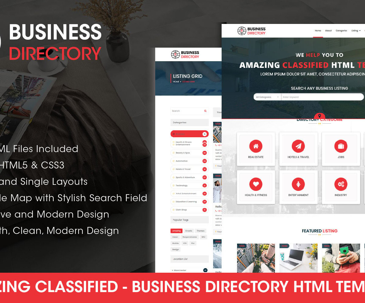 Wordpress Business Directory Template