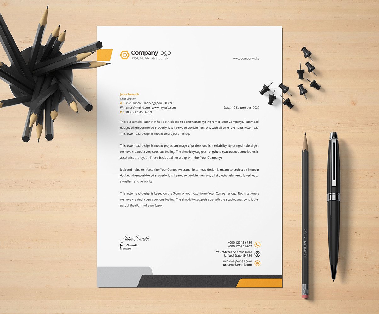 2 Company Addresses With 2 Logos On Letterhead 23 Business Letterhead Templates Branding Tips Searching Summary For Letterhead With Two Office Locations Awonthe