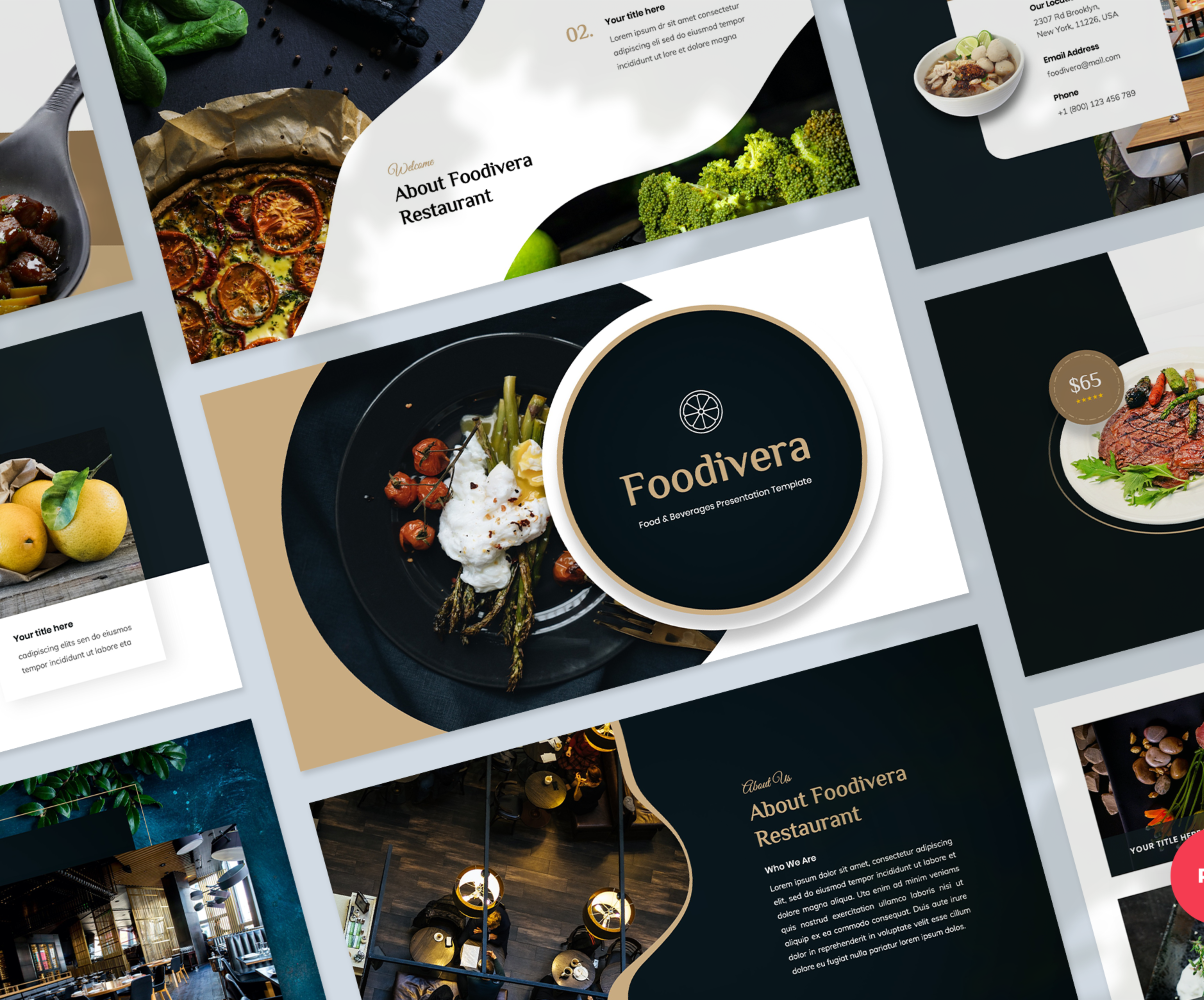 Food Beverages Presentation PowerPoint Template