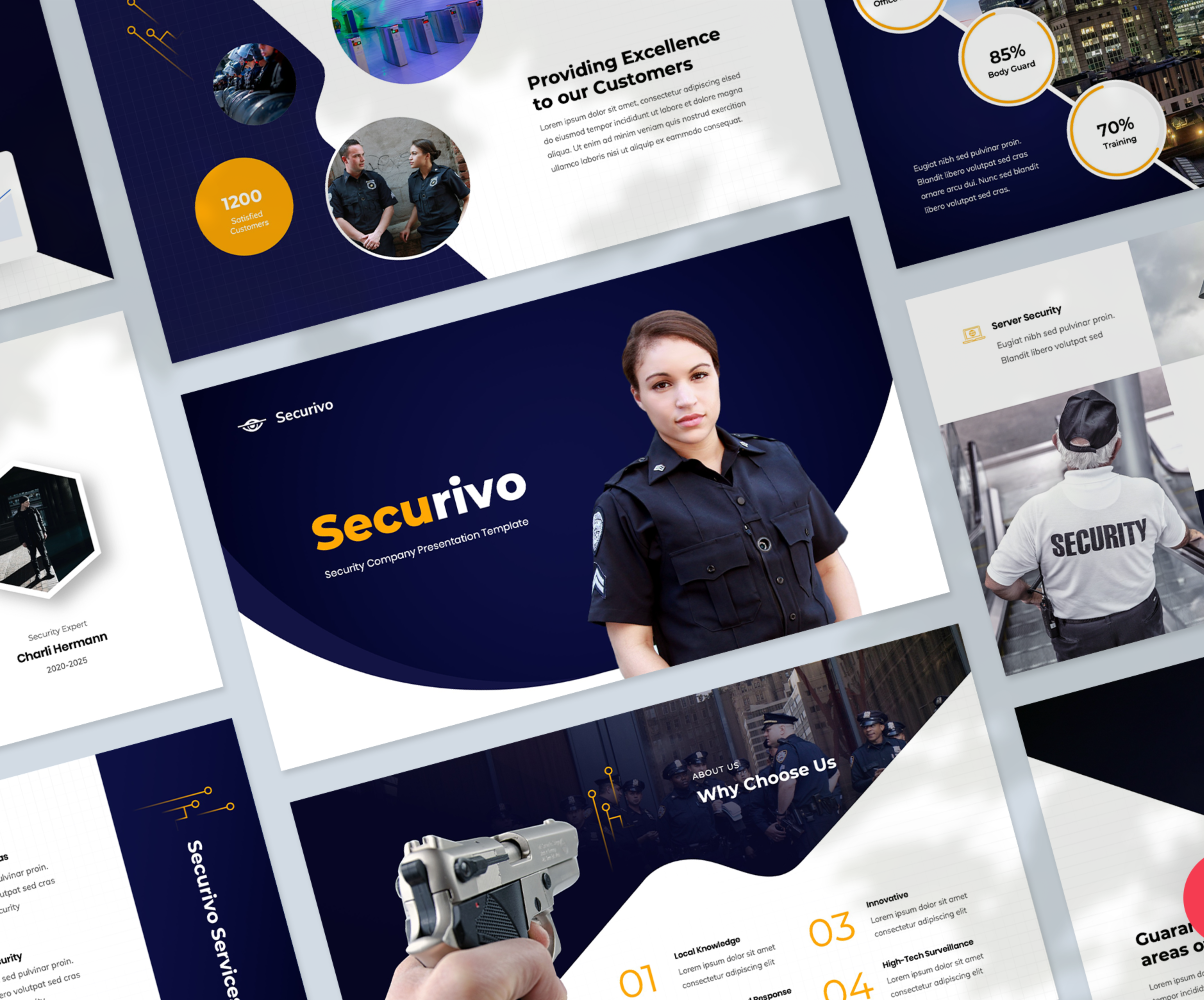 security services presentation template