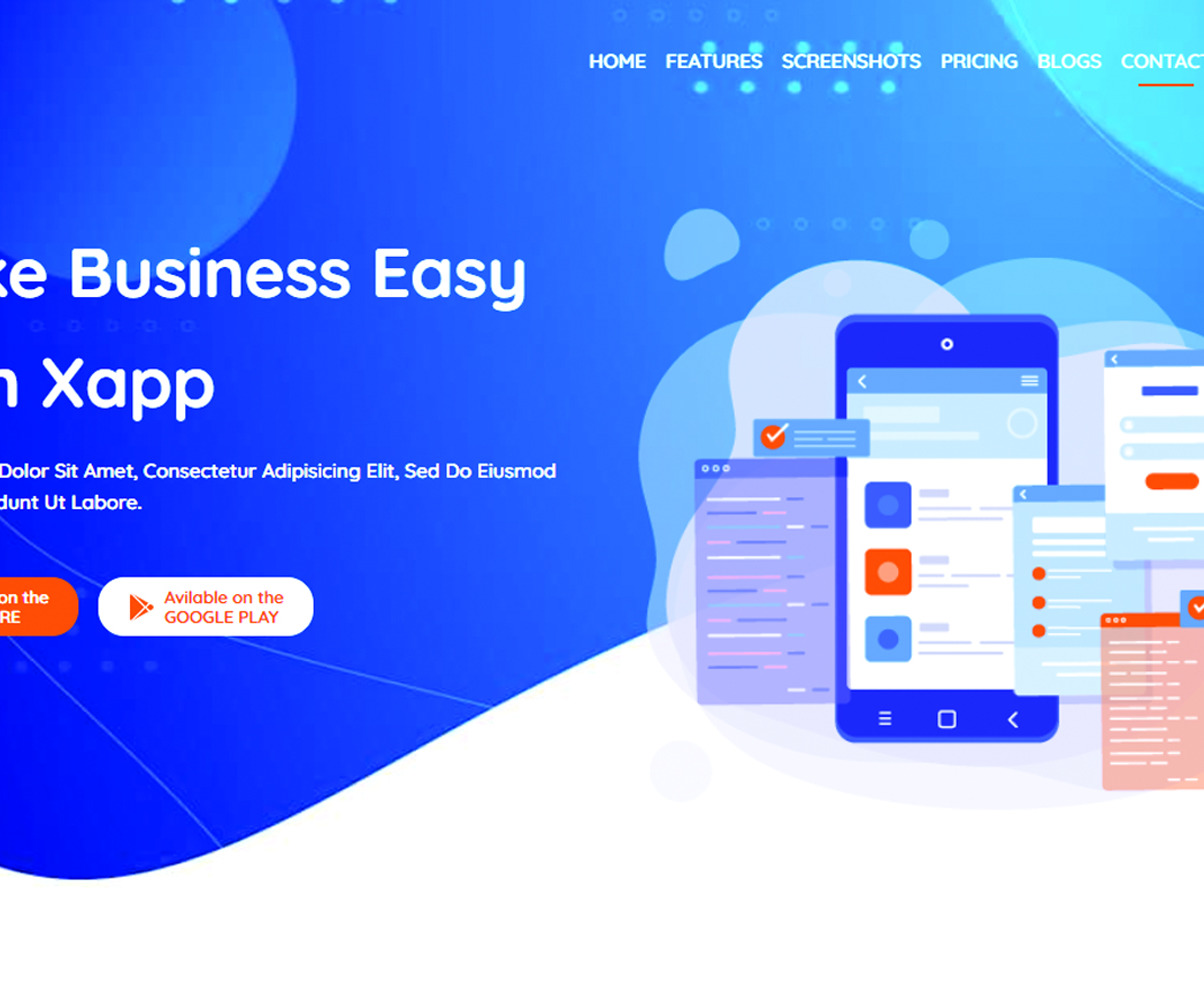 Xapp Responsive App Landing Page Html Template Mobile Application Xapp Responsive App Landing Page Html Template Mobile Application