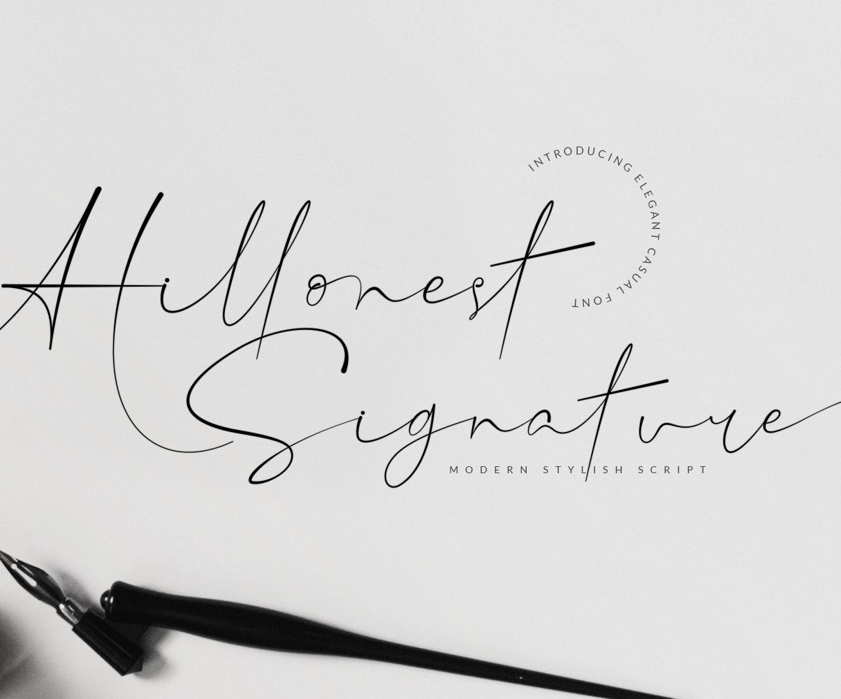 Luxury Signature Font