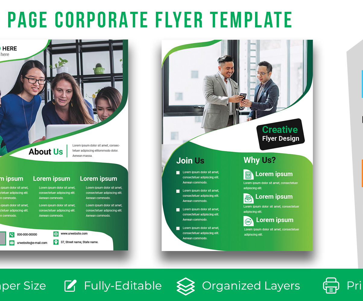 2 Page Flyer Template