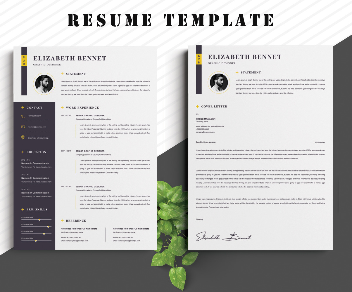 Elizabeth Resume Template #119254