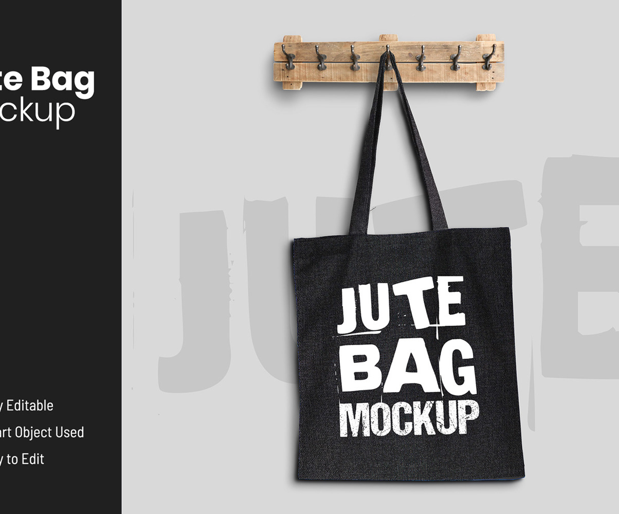 Download Jute Bag Product Mockup 产品模型 #121852