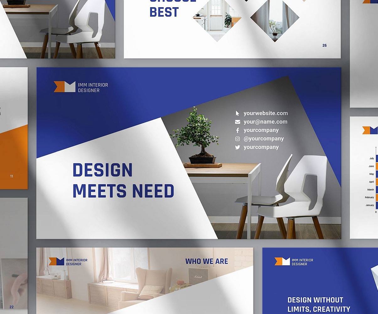 Interior Design Presentation PowerPoint Template