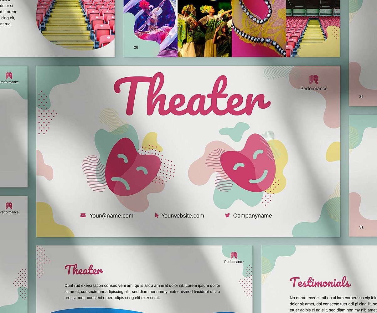 Theater Presentation PowerPoint Template