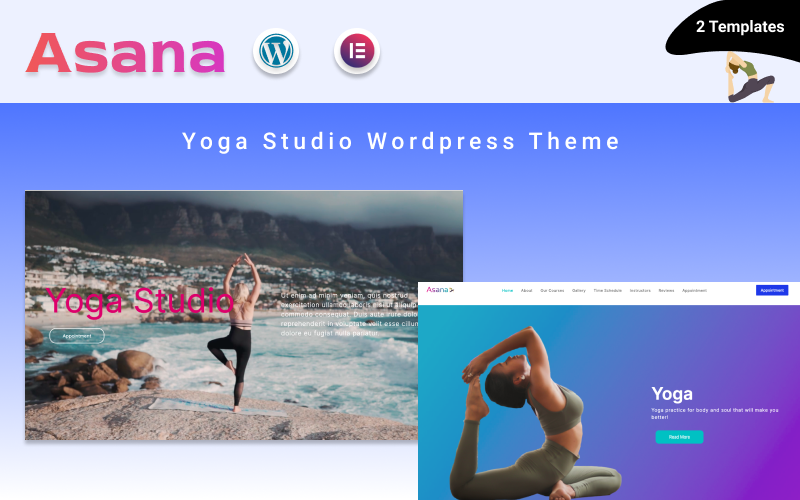 Asana - Yoga Studio WordPress Theme