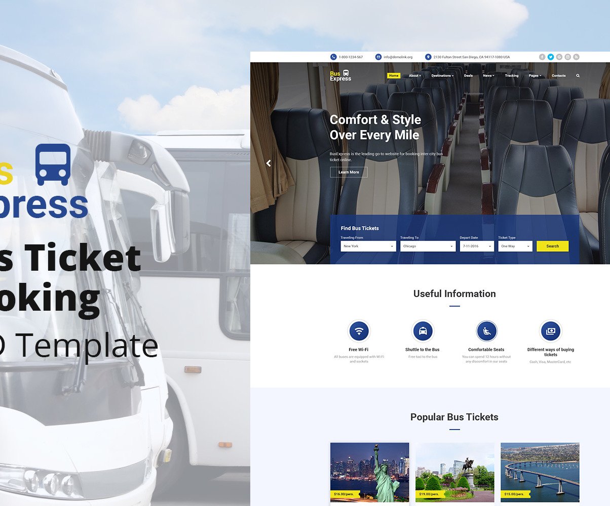 bus travel tickets online booking