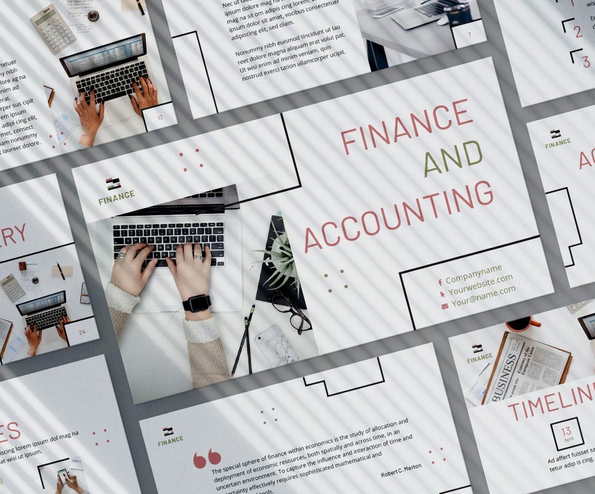Finance And Accounting Presentation PowerPoint Template