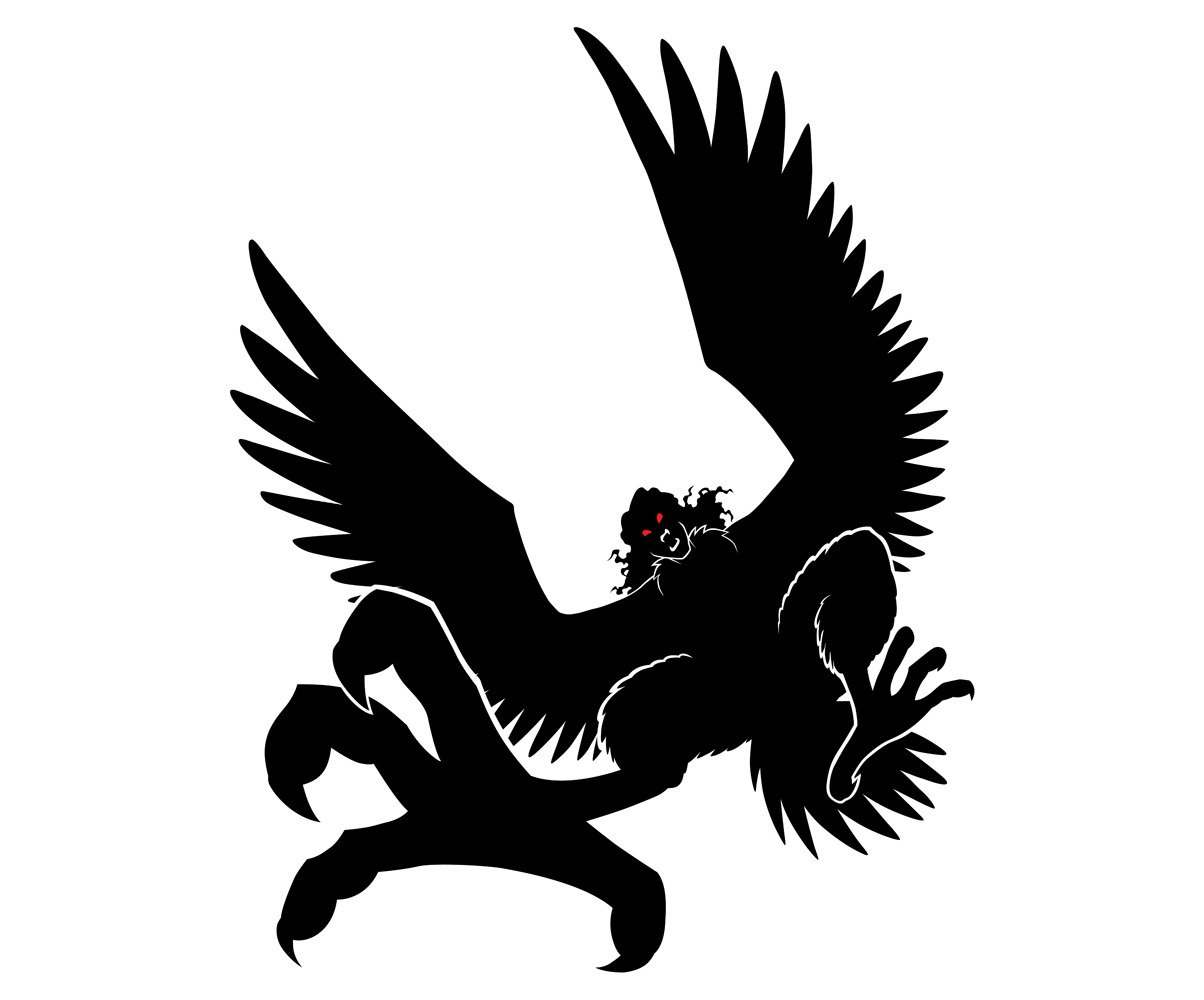 Harpy harpies harpia silhouette greek mythology bird monster predator ...