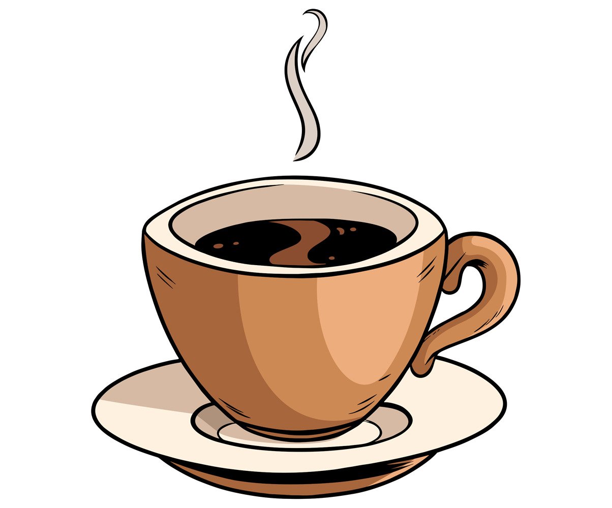 Coffee Cup on White Illustration #145442