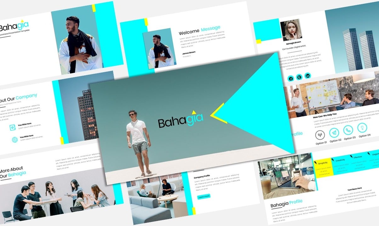 Bahagia - Creative Business PowerPoint Template #145916