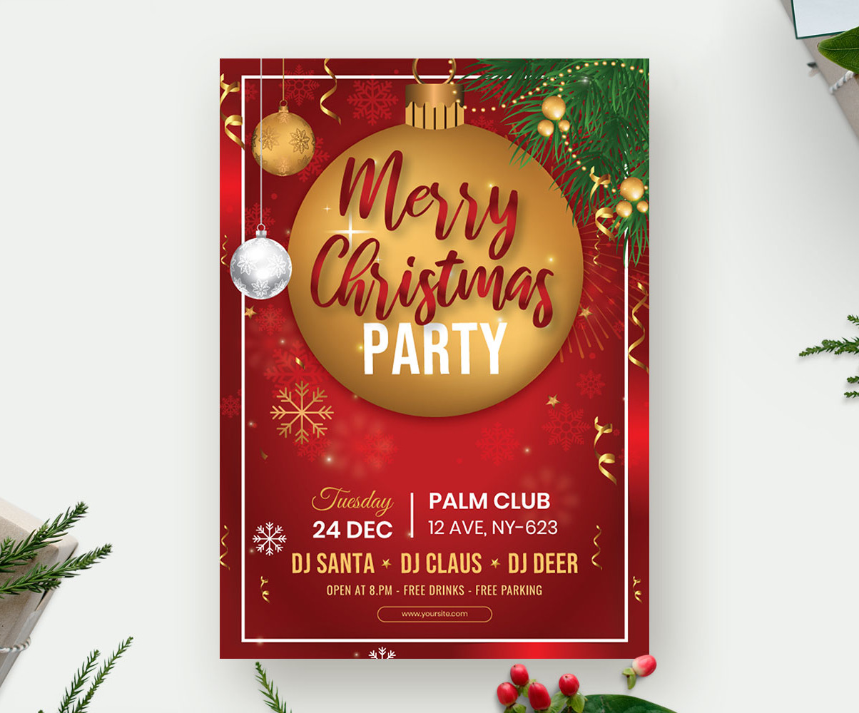 Christmas Flyer Corporate Identity Template #147089